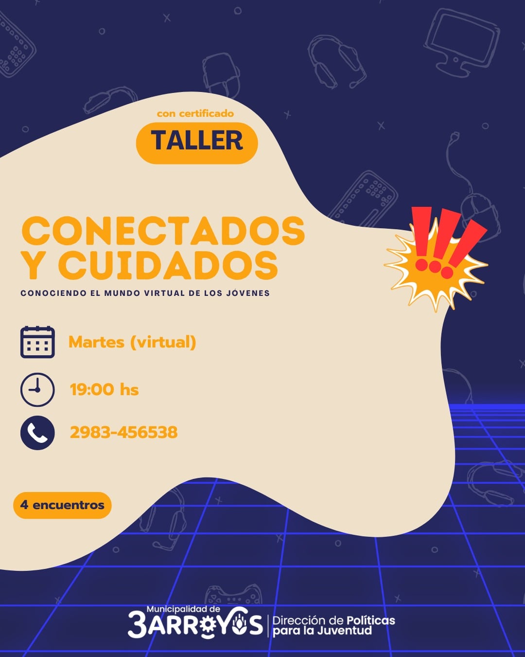 Segunda edición de Conectados y Cuidados de la Dirección de Políticas para la Juventud