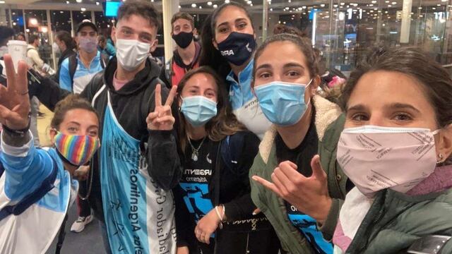Santi Maratea viajó con los atletas argentinos al Sudamericano de Guayaquil.