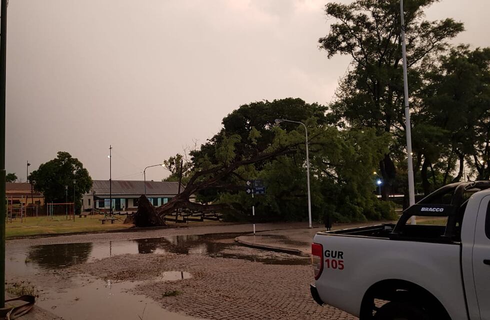 Las secuelas de la tormenta: heridos, techo volado y granizo