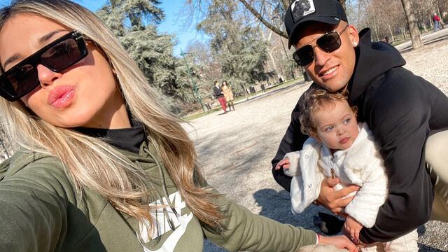 Lautaro Martínez tiene Covid, pero Agustina Gandolfo y Nina dieron negativo.