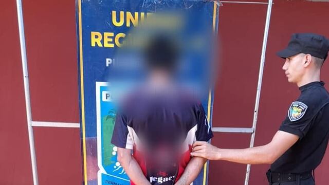 Comandante Andresito: detienen a un joven por robo de batería.