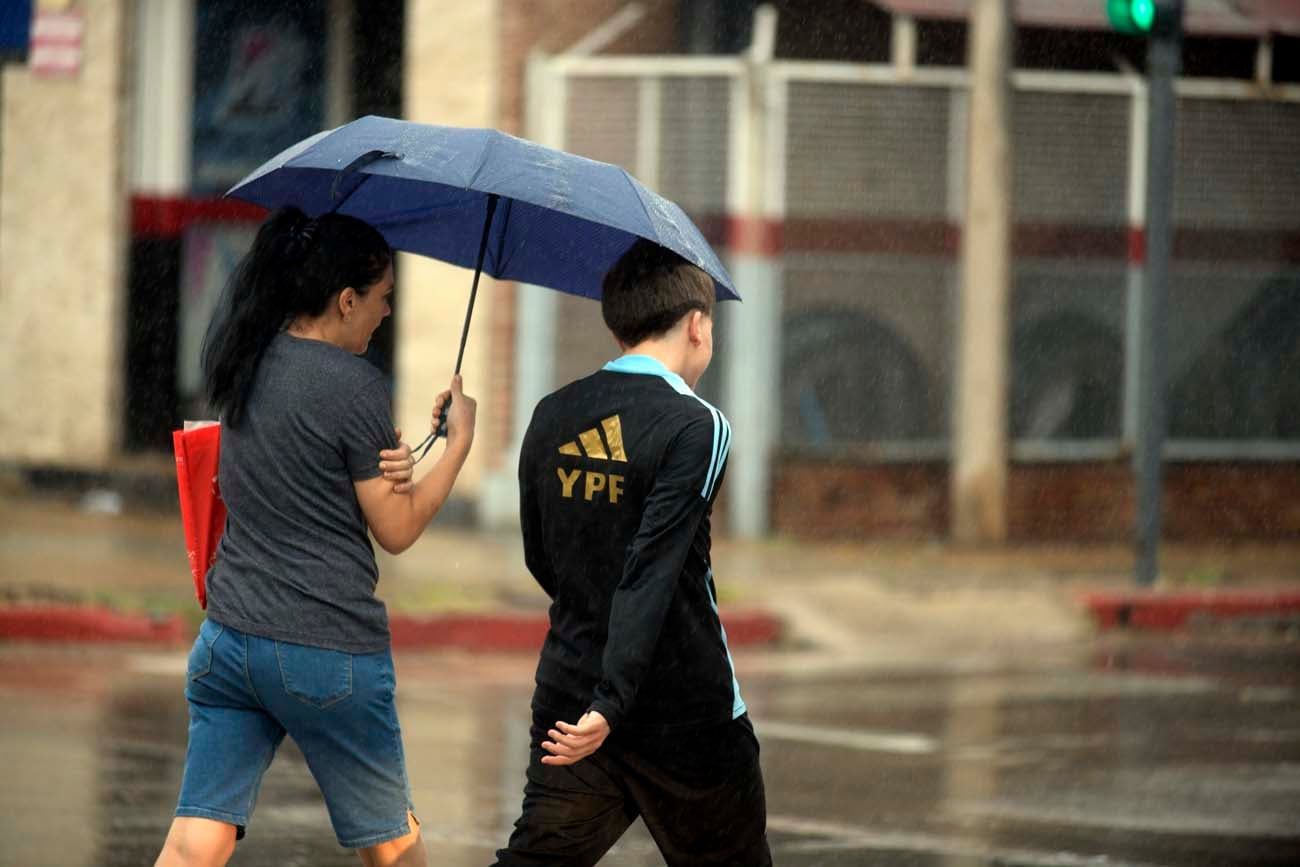 Lluvia y baja de temperatura en Córdoba tras la ola de calor. (Ramiro Pereyra/ La Voz)