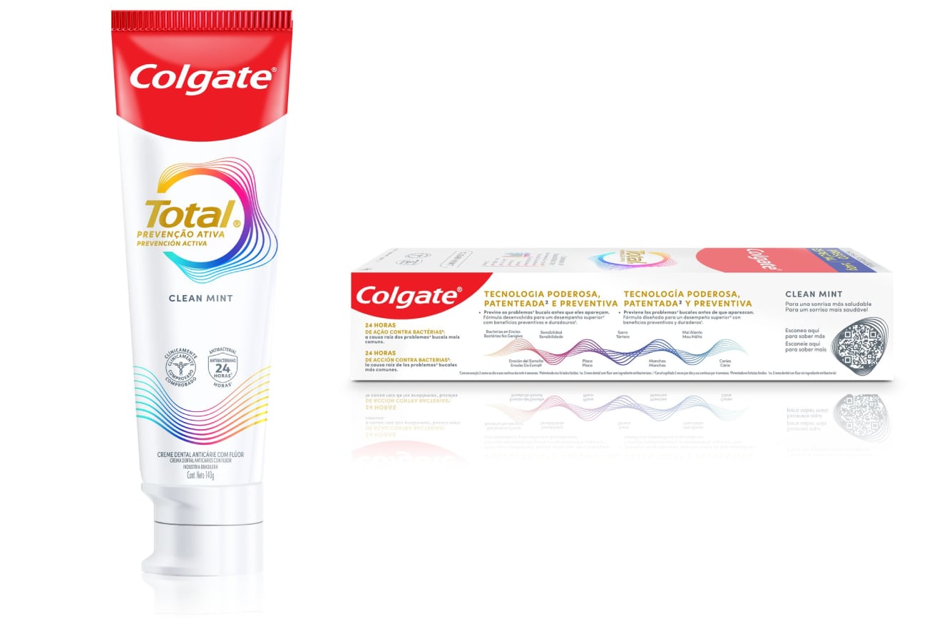 Colgate Total Clean Mint, el producto prohibido por Anmat (Colgate.com).