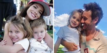 La China Suárez y Benjamín Vicuña juntos en un evento escolar