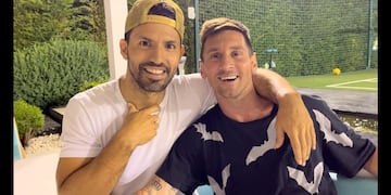 El Kun Agüero salió a bancar a Messi tras las críticas por errar un penal