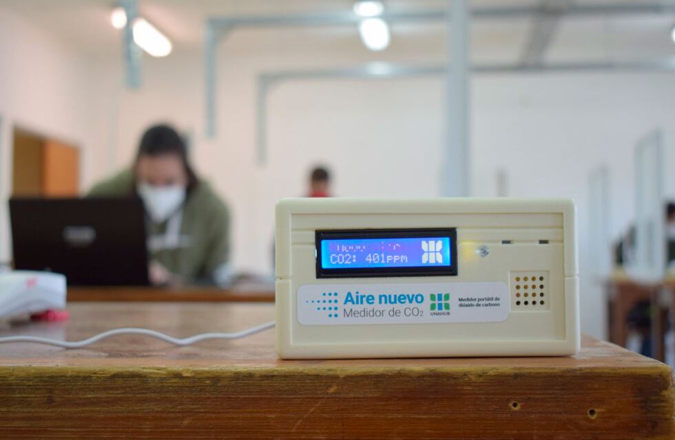 La UNC ya mide el nivel de CO2 en las aulas