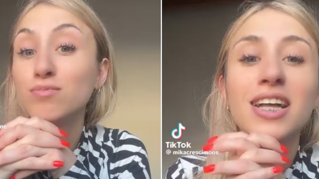 Una joven de Córdoba contó que le fueron infiel y se viralizó en TikTok. (@mikacrescimone)