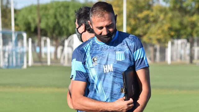 "Se me hizo un nudo en la garganta", aseguró Hernán Medina, quien este jueves confirmó que deja Racing (La Voz).