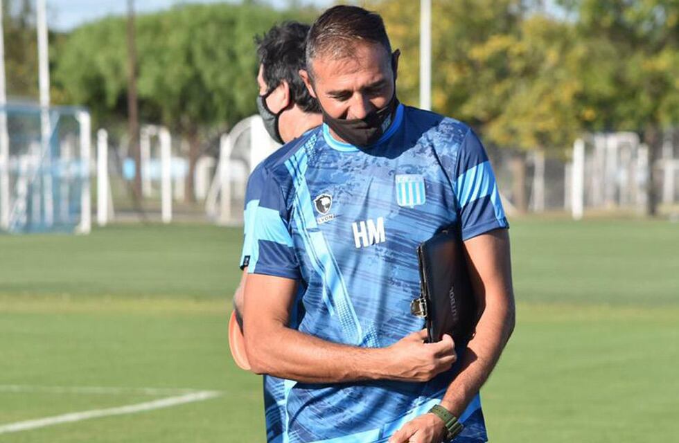 Hernán Medina, técnico de Racing, pidió que no saquen ventajas en el confinamiento