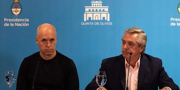 Alberto Fernández y Larreta.