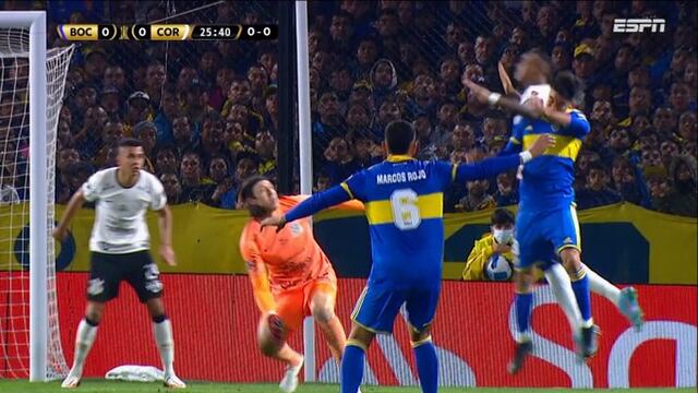 El codazo a Pol Fernández.