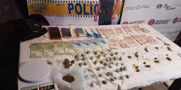 Elementos secuestrados en el operativo.