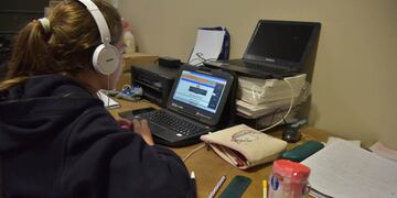 No habrá clases virtuales del 26 al 28 de mayo en Rafaela. 
foto facundo luque