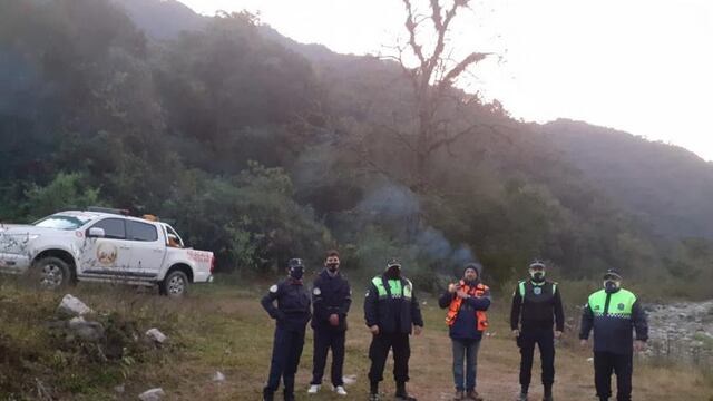 Encontraron sanos y salvos a los bikers perdidos en la Quebrada del Portugués.