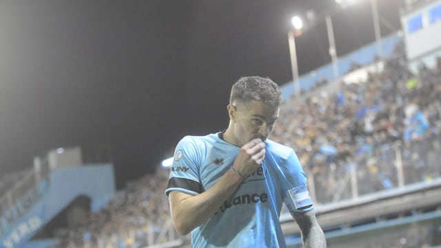 El Celeste presentó su nueva casaca edición especial. . (Javier Ferreyra / La Voz)
