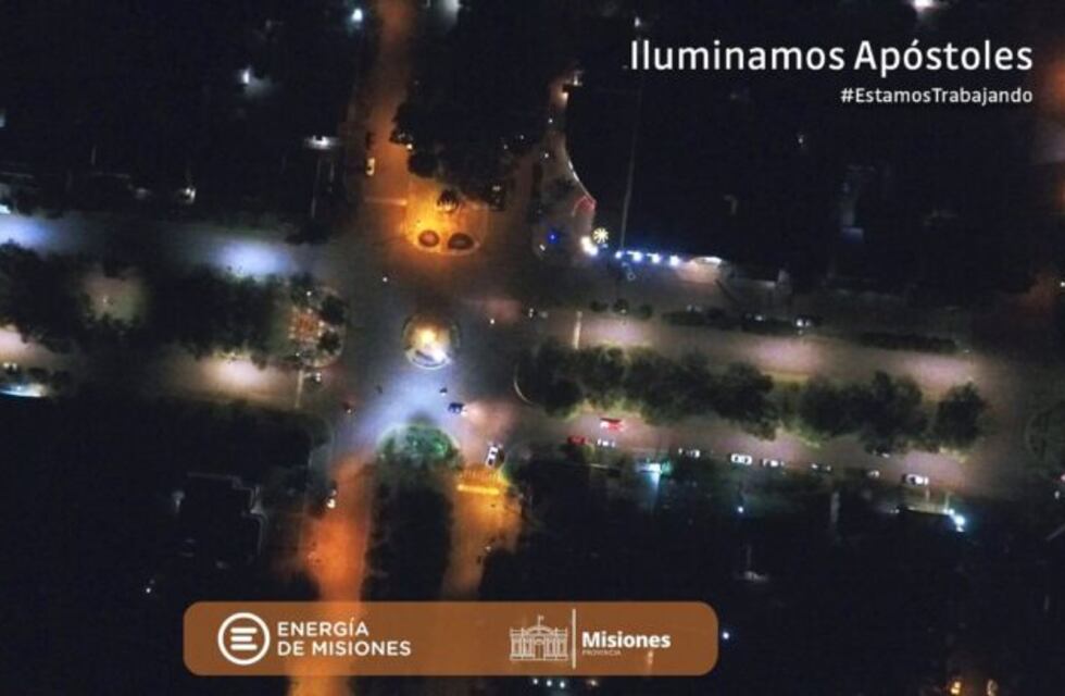 Apóstoles: nuevas luminarias LED