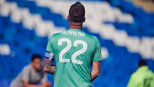 Guido Herrera coincidió con el DT Javier Gandolfi en que Talleres jugó mejor en Rosario (Prensa Talleres).