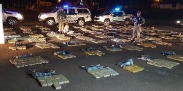 Nuevamente, incautan otro gran cargamento de marihuana en San Pedro.