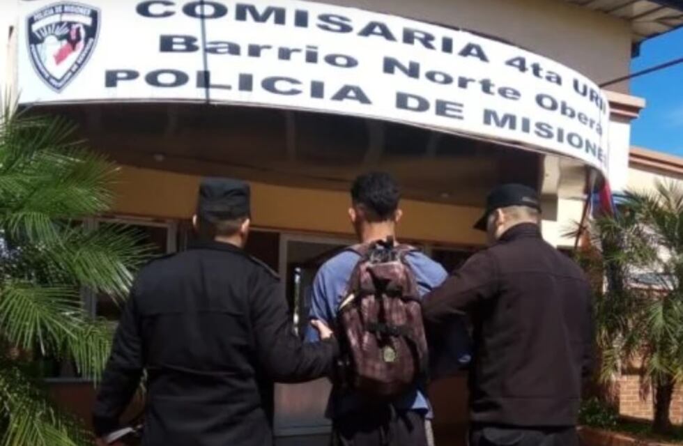 Oberá: a punta de pistola, le sustrajo el celular a un remisero y luego fue detenido