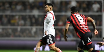 Paulo Díaz no estuvo en el encuentro de Copa Argentina.