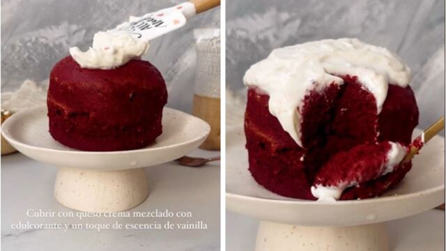 En 2 minutos y sin horno: receta imperdible de Red Velvet fácil y casera