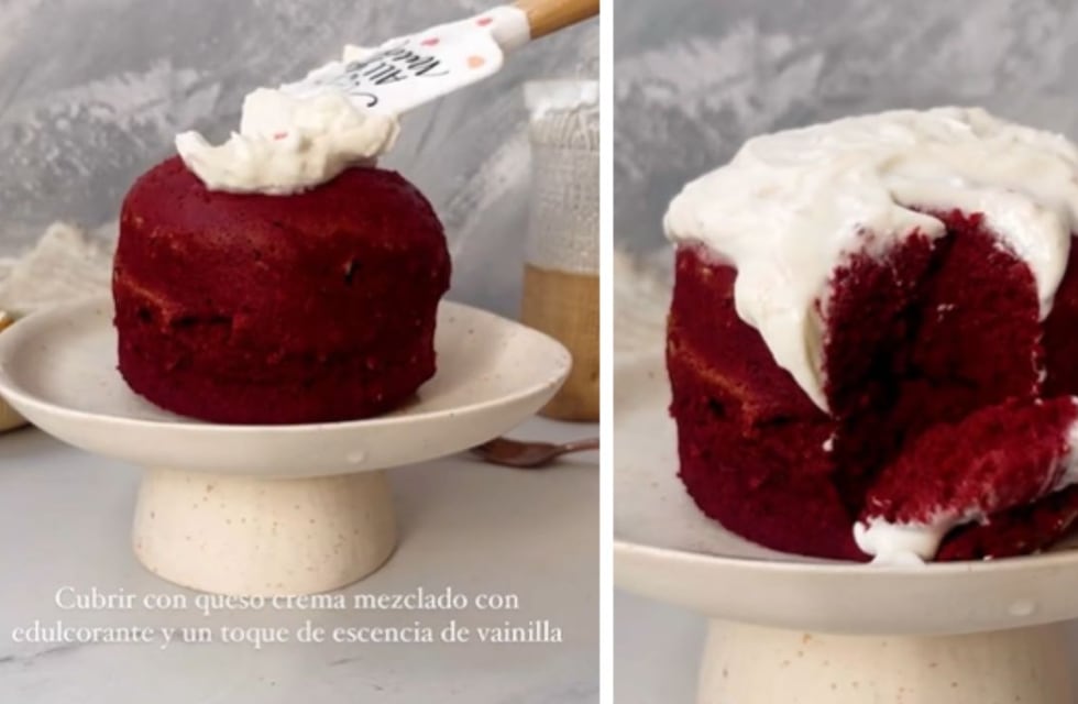 En 2 minutos y sin horno: receta imperdible de Red Velvet fácil y casera