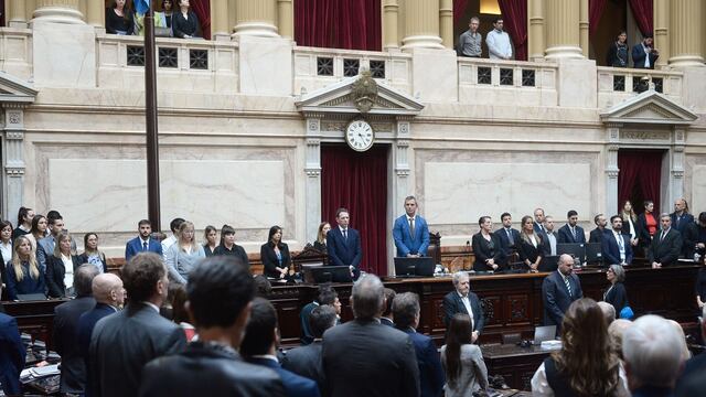 La Cámara de Diputados rindió homenaje al Papa Francisco (Foto: HCDN)