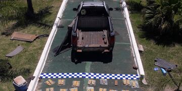 Se secuestró un cargamento de droga de más de 40 millones de pesos.