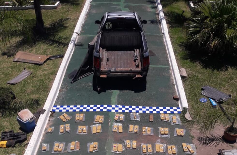 Incautaron un cargamento millonario de droga en el norte entrerriano