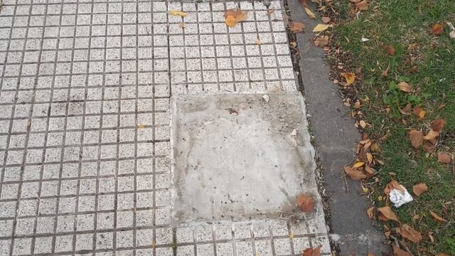 Vandalizaron Baldosa por la Memoria en la plaza San Martín