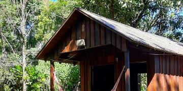 Una de las cabañas disponibles