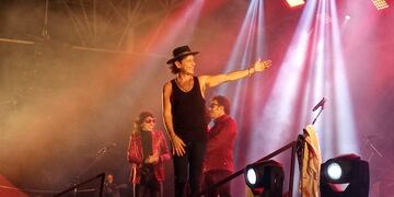 Coti Sorokin en la Fiesta Provincial del Trigo