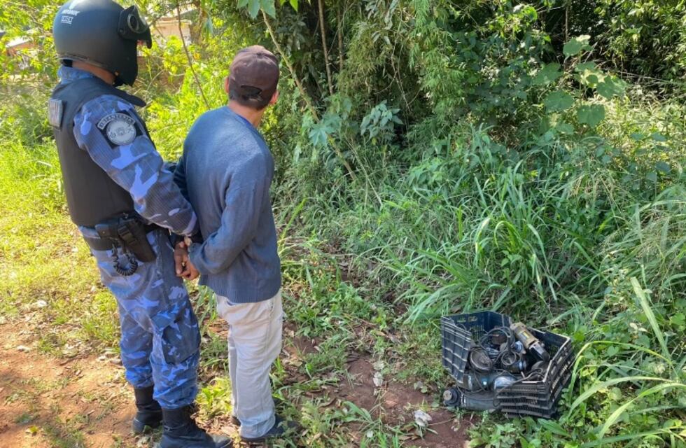 Eldorado: detienen a un joven con elementos presuntamente robados