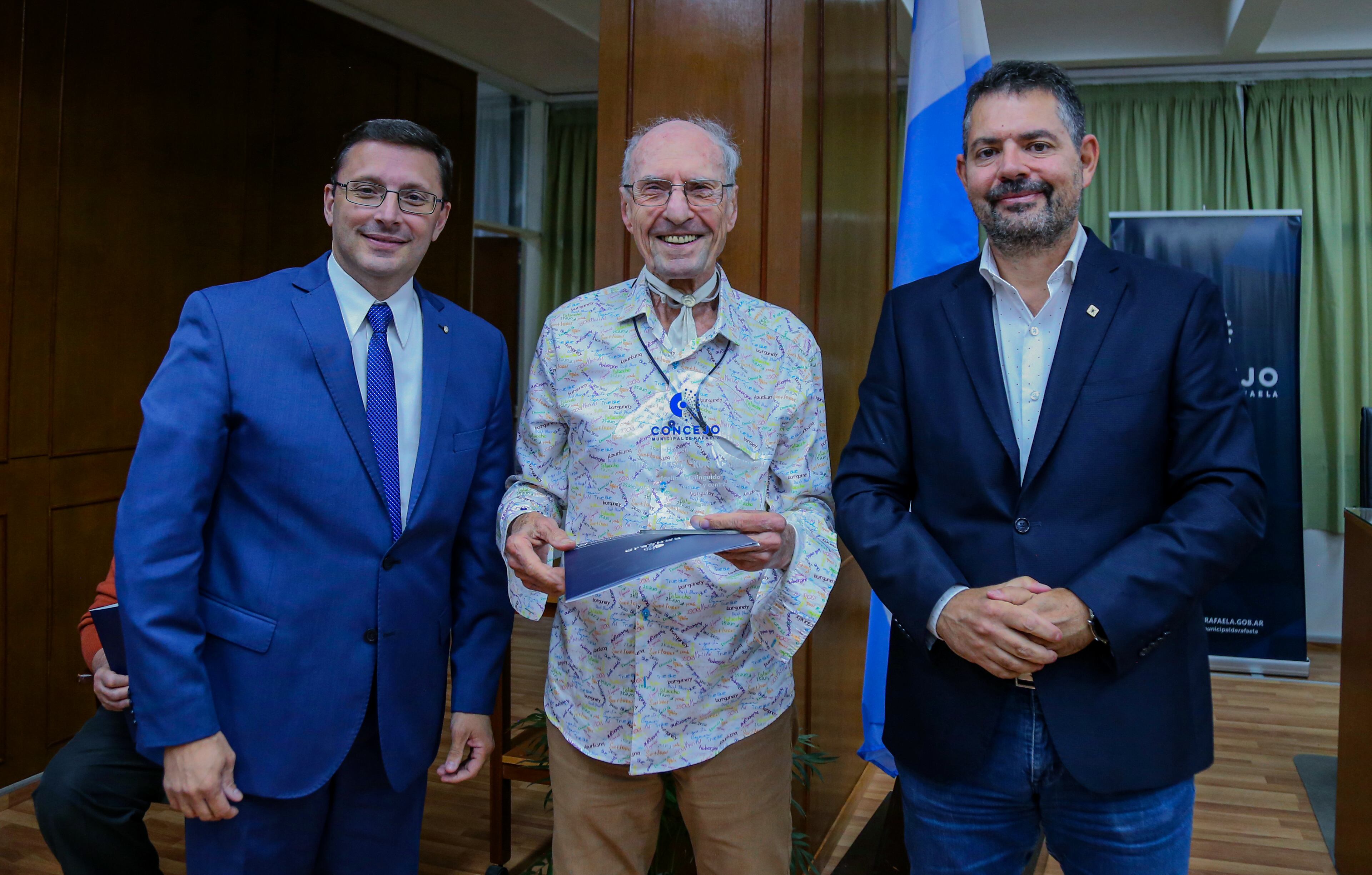 Amílcar "Kuky" Carena y Rodolfo "Fito" Enrico, dos rafaelinos distinguidos