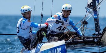 Los abanderados de la delegación nacional no pudieron defender el primer puesto obtenido en Río de Janeiro.