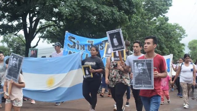 Realizaron una nueva marcha pidiendo justicia por Charly en Jardín América.