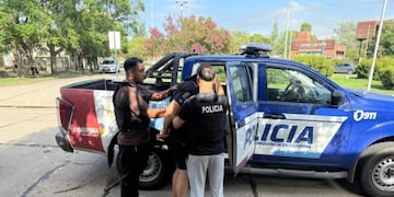 El joven detenido en Villa María.