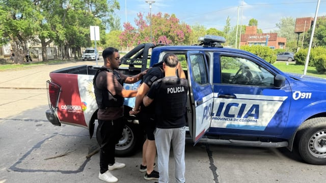 El joven detenido en Villa María.
