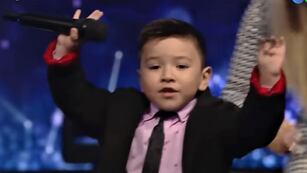 Aythan Valentín, el nene santiagueño que deslumbró en Got Talent Argentina el jueves 24 por la noche.