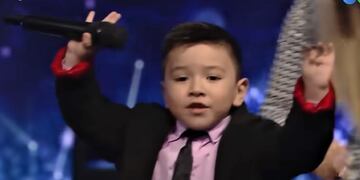 Aythan Valentín, el nene santiagueño que deslumbró en Got Talent Argentina el jueves 24 por la noche.