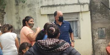 Pablo Garate visitó el Barrio Ranchos