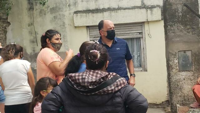 Pablo Garate visitó el Barrio Ranchos