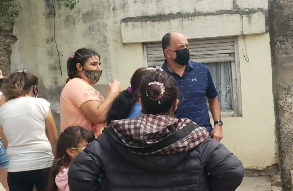 Pablo Garate visitó el Barrio Ranchos