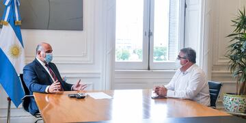 Manzur recibió a Jalil en Buenos Aires.