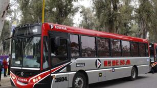El colectivo es de la Empresa Romero S.A (ERSA).