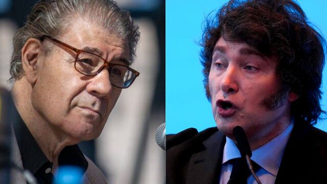 Víctor Hugo Morales y Javier Milei