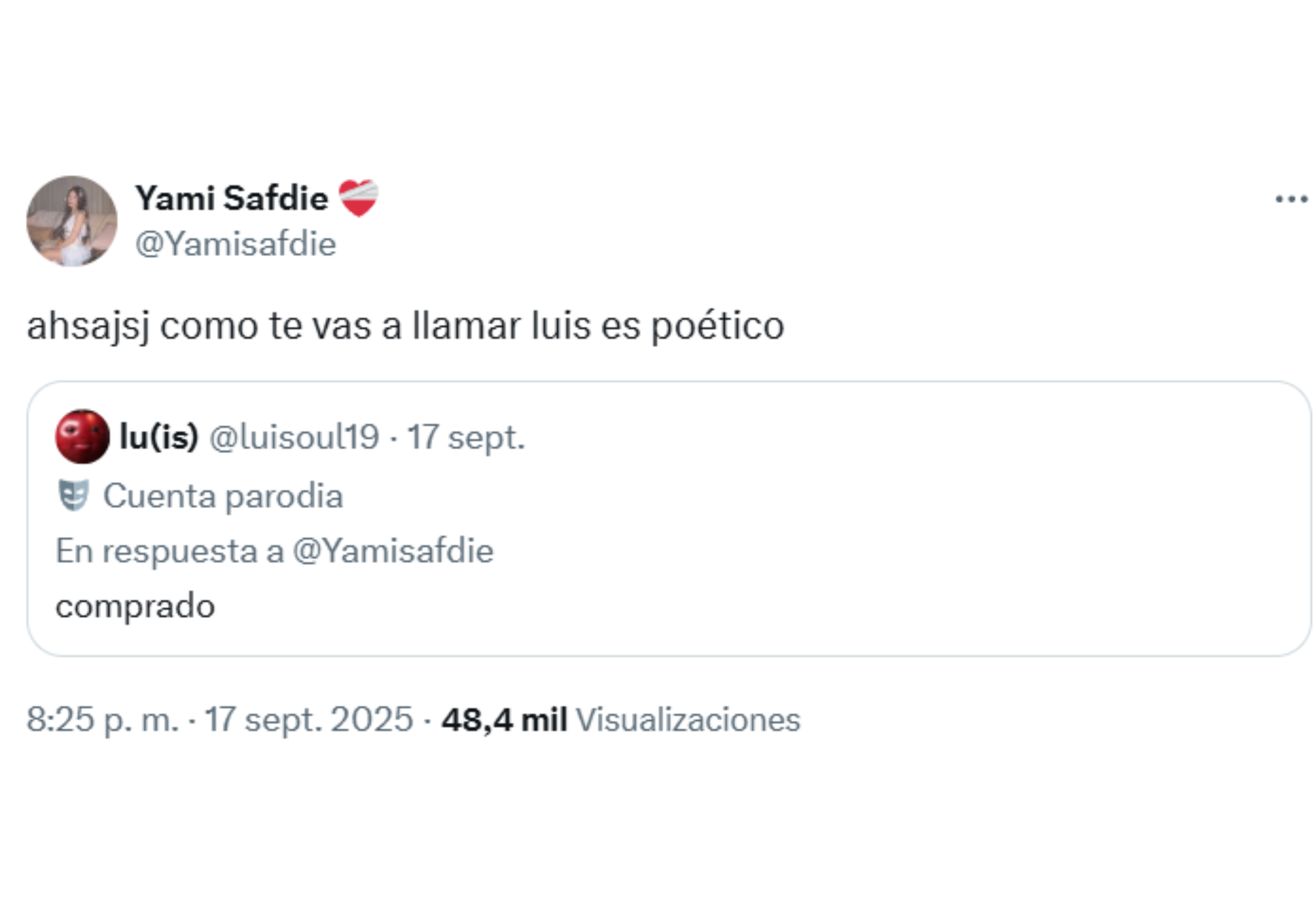 La reacción cuando la acusaron de fraude a Yami.