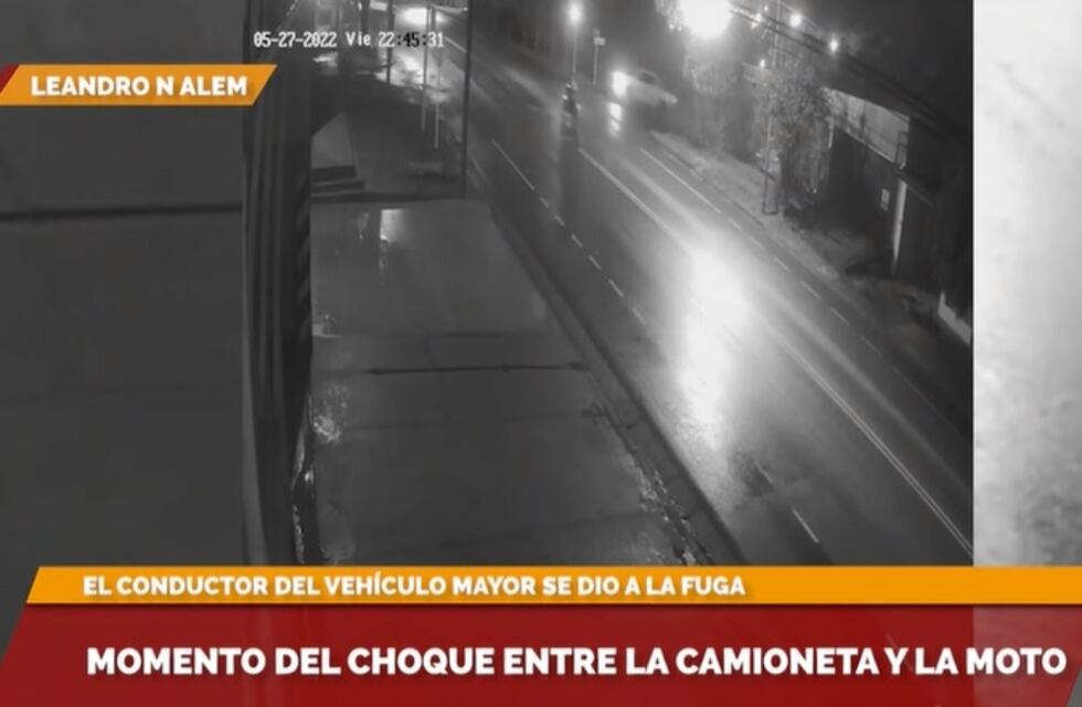 Grave accidente en Alem: atropelló y huyó de la escena