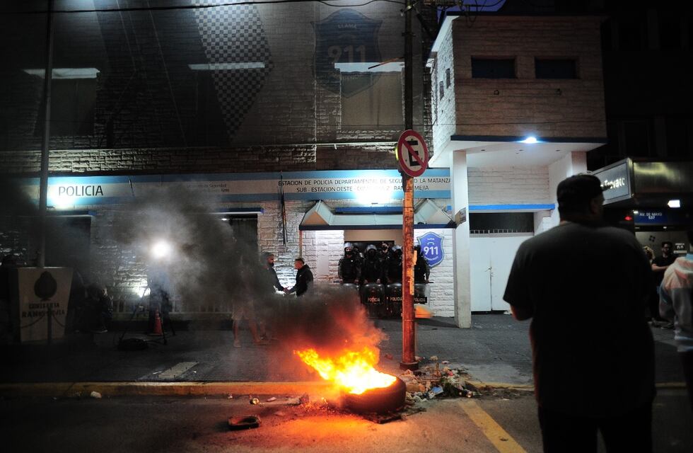 Ramos Mejía: incidentes en la movilización por el kiosquero asesinado