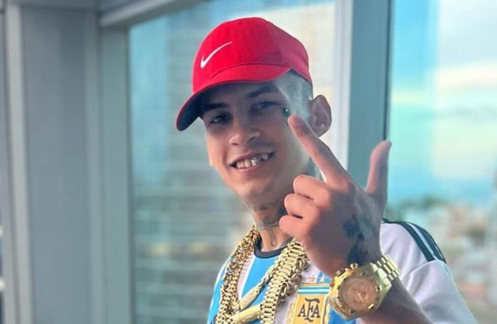 Se la jugó: L-Gante alquiló un helicóptero para festejar el triunfo de Argentina